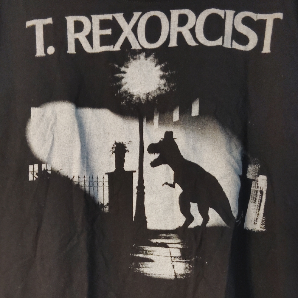 Black T. Rexorcist Graphic Tee